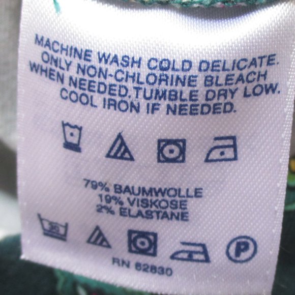 Lands End Drake Green Slim Twill Pants Size 4P - Picture 9 of 10